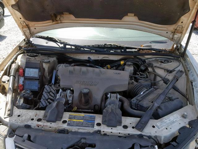 2G1WF55K859150783 - 2005 CHEVROLET IMPALA WHITE photo 7