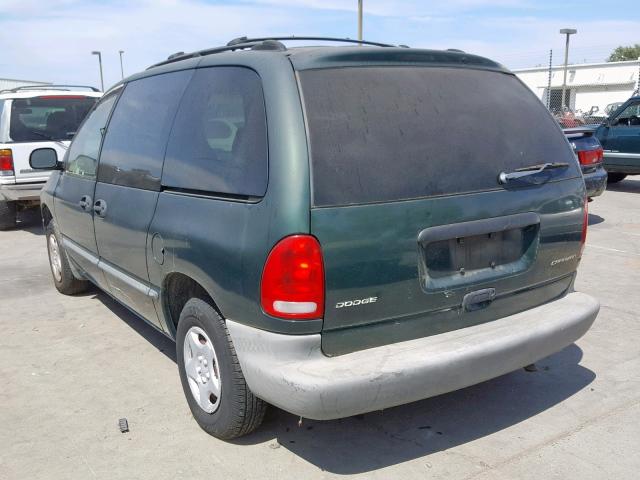 2B4FP25B0XR209862 - 1999 DODGE CARAVAN GREEN photo 3