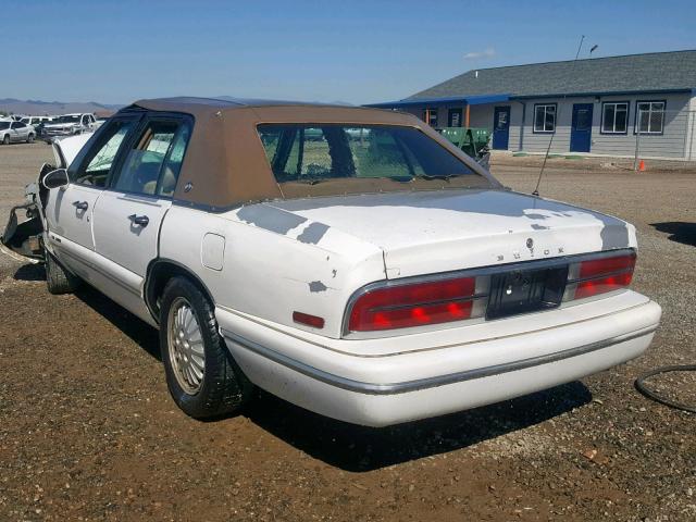 1G4CW52K0SH645223 - 1995 BUICK PARK AVENU WHITE photo 3