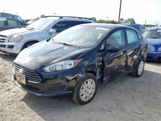 3FADP4AJ0KM126702 - 2019 FORD FIESTA S BLACK photo 2