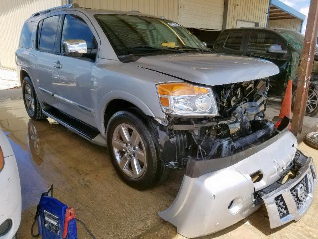 5N1BA0NF2CN611315 - 2012 NISSAN ARMADA SV SILVER photo 1