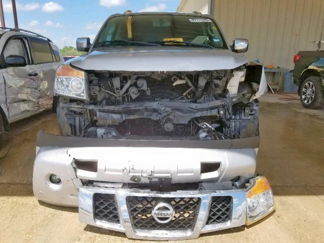 5N1BA0NF2CN611315 - 2012 NISSAN ARMADA SV SILVER photo 9