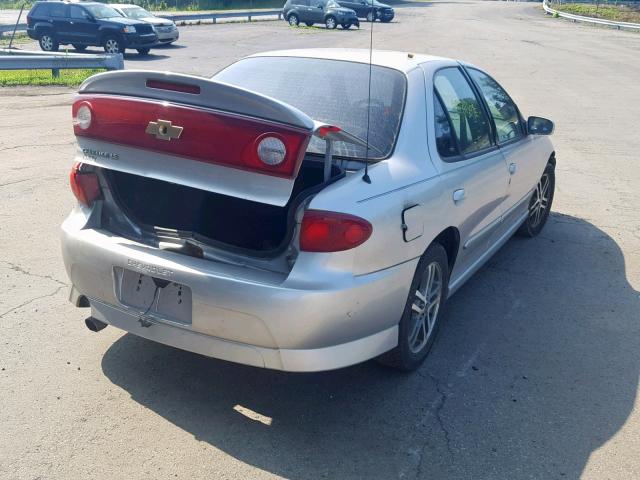 1G1JH52F057137376 - 2005 CHEVROLET CAVALIER L SILVER photo 4