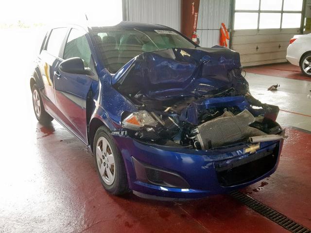 1G1JA6SH5E4136589 - 2014 CHEVROLET SONIC LS BLUE photo 1