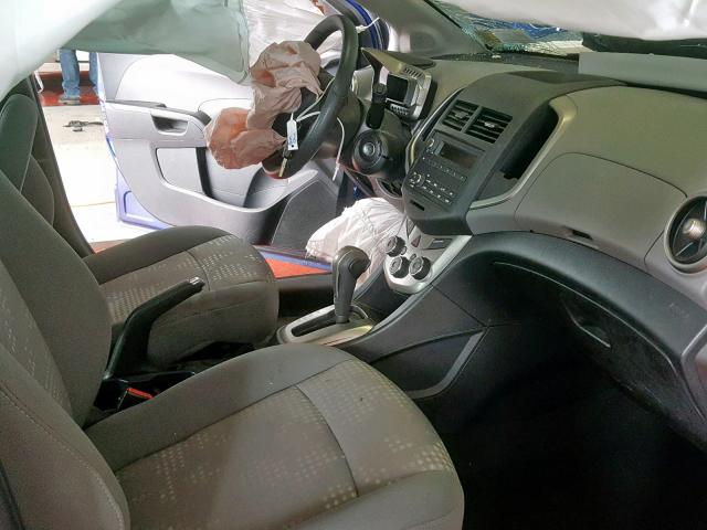 1G1JA6SH5E4136589 - 2014 CHEVROLET SONIC LS BLUE photo 5