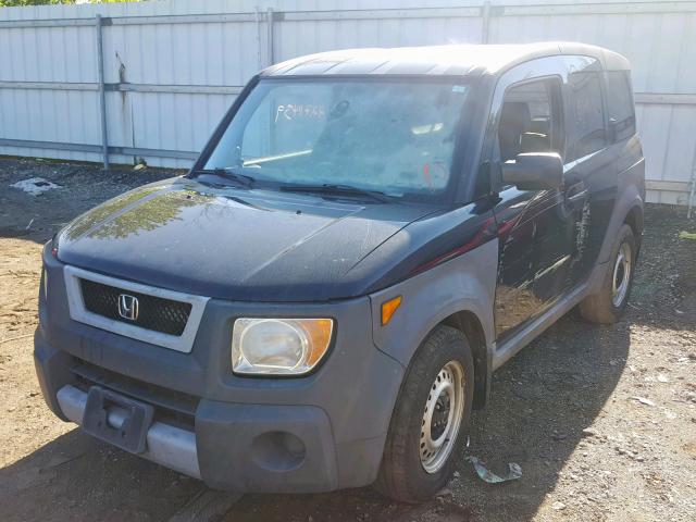 5J6YH18283L001305 - 2003 HONDA ELEMENT DX BLACK photo 2