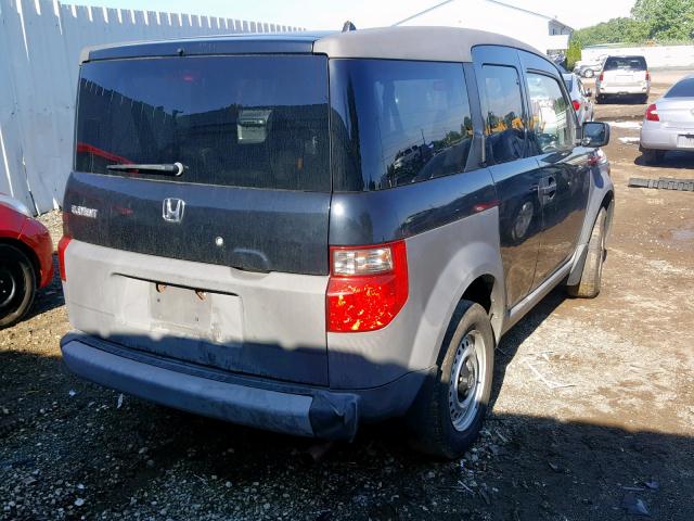 5J6YH18283L001305 - 2003 HONDA ELEMENT DX BLACK photo 4