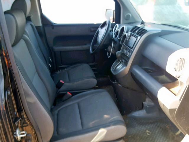 5J6YH18283L001305 - 2003 HONDA ELEMENT DX BLACK photo 5