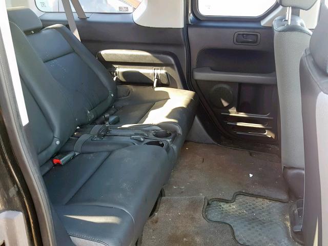 5J6YH18283L001305 - 2003 HONDA ELEMENT DX BLACK photo 6