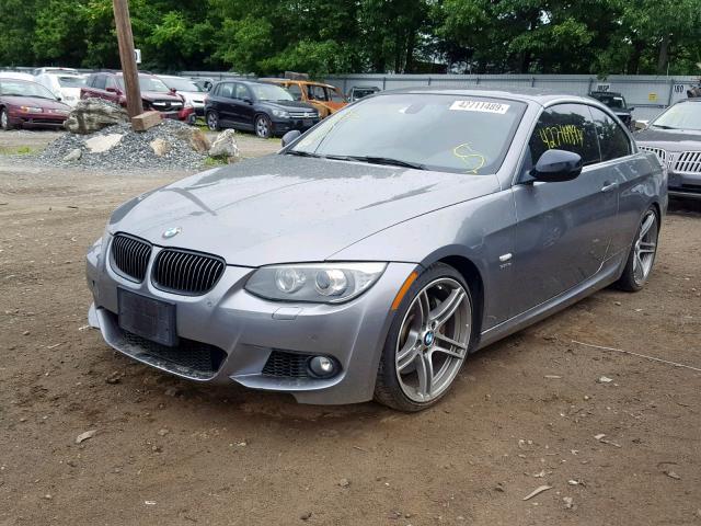 WBADX1C53BE570250 - 2011 BMW 335 IS GRAY photo 2