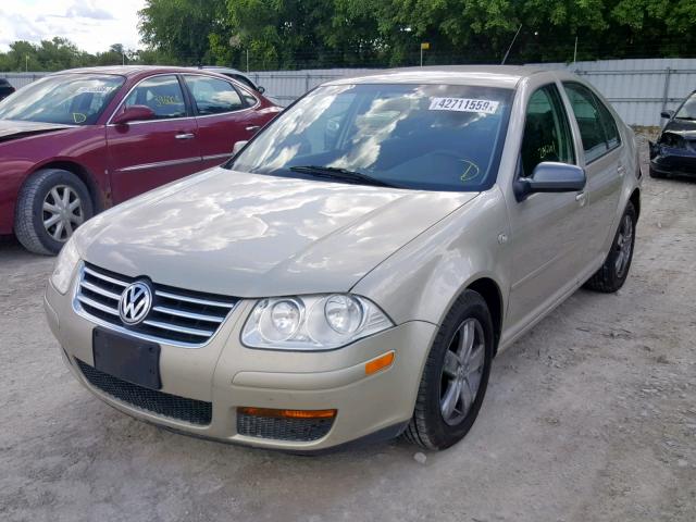 3VWTK49M78M652205 - 2008 VOLKSWAGEN CITY JETTA BEIGE photo 2