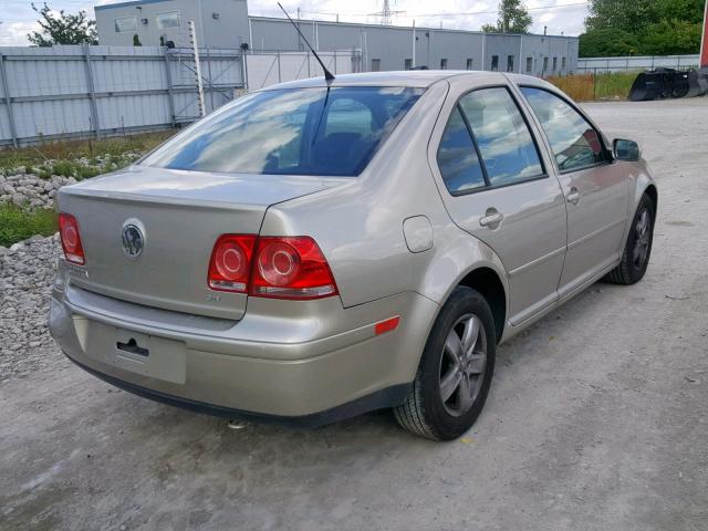 3VWTK49M78M652205 - 2008 VOLKSWAGEN CITY JETTA BEIGE photo 4