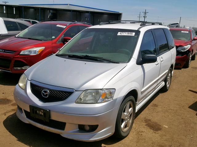 JM3LW28J230341173 - 2003 MAZDA MPV WAGON WHITE photo 2