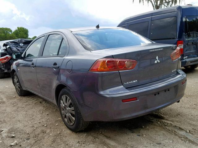 JA3AU16U49U010852 - 2009 MITSUBISHI LANCER DE GRAY photo 3