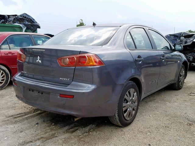 JA3AU16U49U010852 - 2009 MITSUBISHI LANCER DE GRAY photo 4