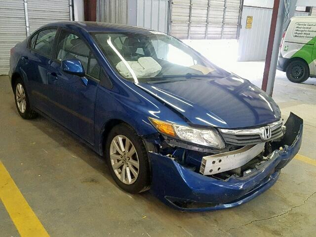 2HGFB2F87CH512546 - 2012 HONDA CIVIC EX BLUE photo 1