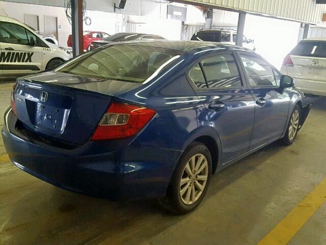 2HGFB2F87CH512546 - 2012 HONDA CIVIC EX BLUE photo 4