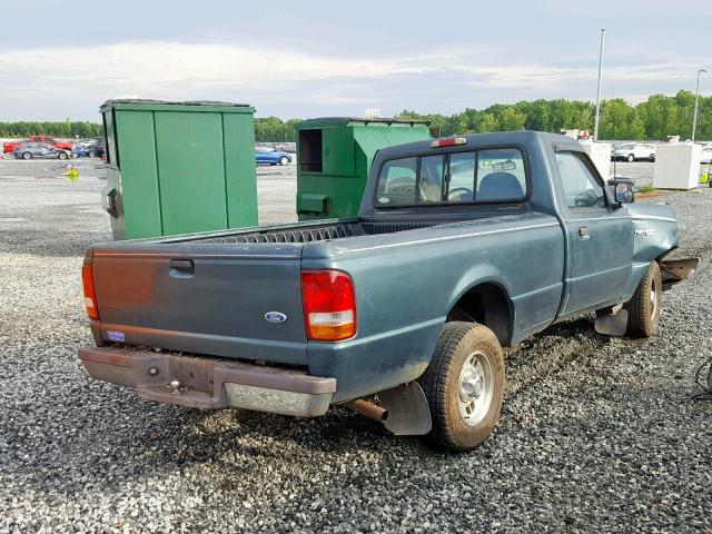 1FTCR10A7TUD39062 - 1996 FORD RANGER GREEN photo 4