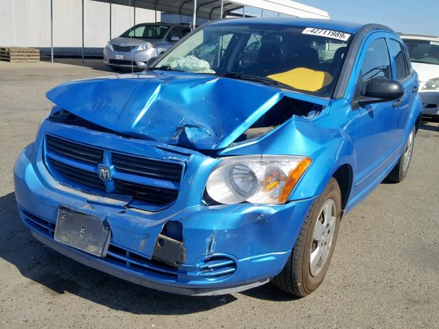 1B3HB28BX8D625316 - 2008 DODGE CALIBER BLUE photo 2