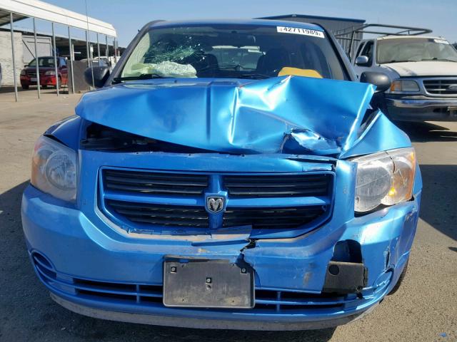 1B3HB28BX8D625316 - 2008 DODGE CALIBER BLUE photo 9