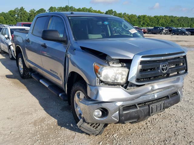 5TFDW5F12BX159447 - 2011 TOYOTA TUNDRA CRE SILVER photo 1