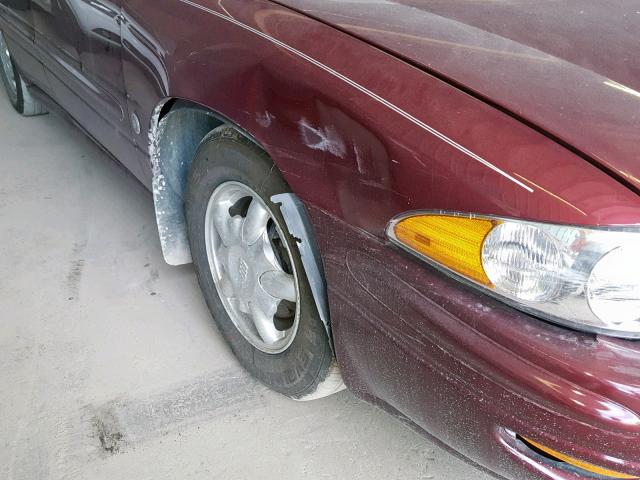 1G4HP54K81U177232 - 2001 BUICK LESABRE CU MAROON photo 9