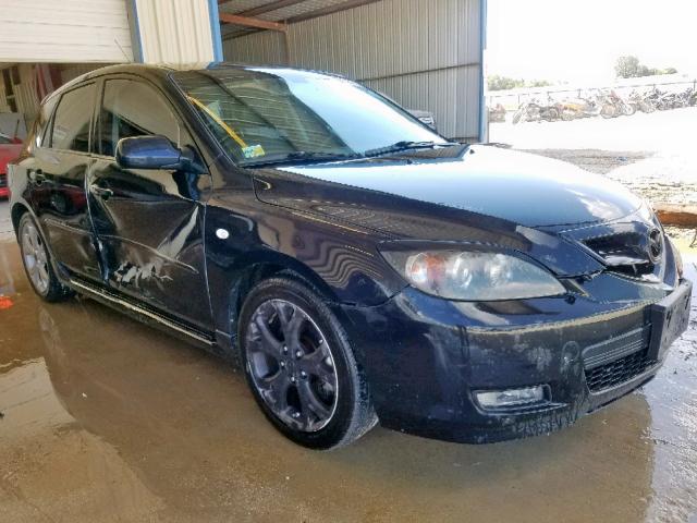 JM1BK343481791759 - 2008 MAZDA 3 HATCHBAC BLUE photo 1