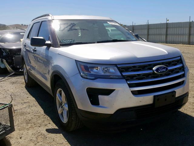 1FM5K7B83JGB09911 - 2018 FORD EXPLORER SILVER photo 1