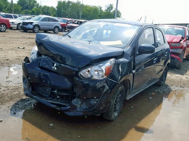 ML32A3HJ3FH031308 - 2015 MITSUBISHI MIRAGE DE BLACK photo 2