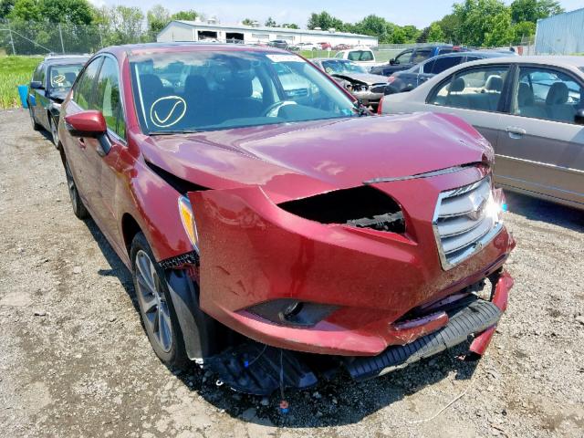 4S3BNEN62H3044368 - 2017 SUBARU LEGACY 3.6 RED photo 1