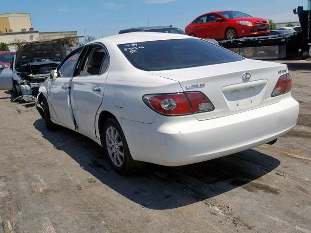 JTHBF30G720041457 - 2002 LEXUS ES 300 WHITE photo 3