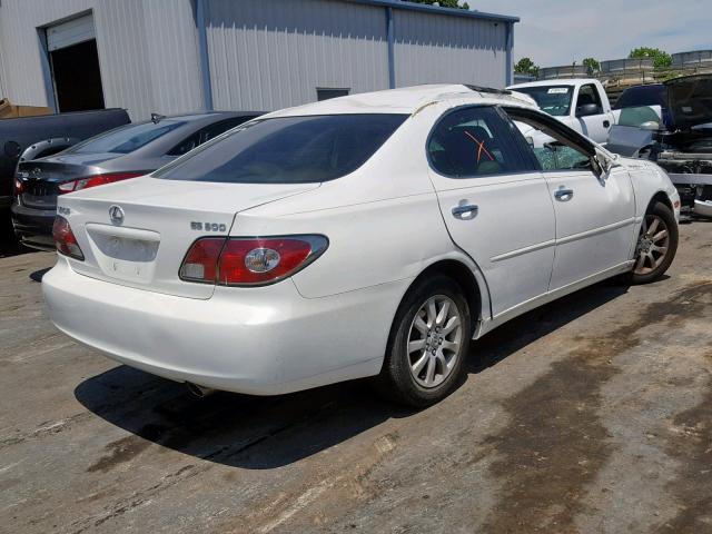 JTHBF30G720041457 - 2002 LEXUS ES 300 WHITE photo 4