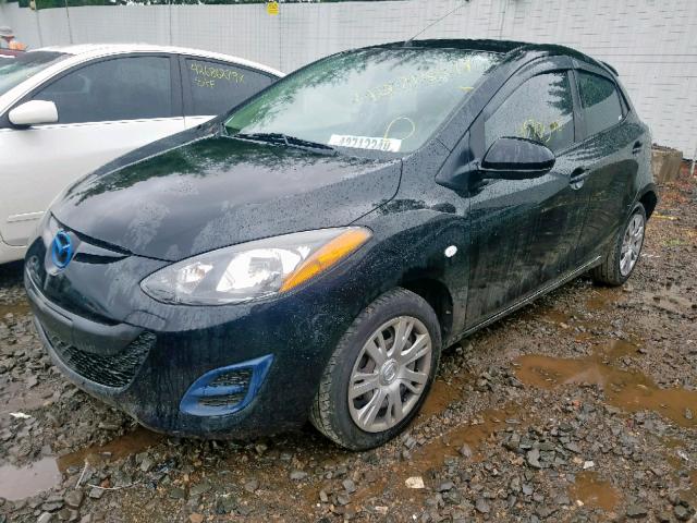 JM1DE1KZ1C0150000 - 2012 MAZDA MAZDA2 BLACK photo 2