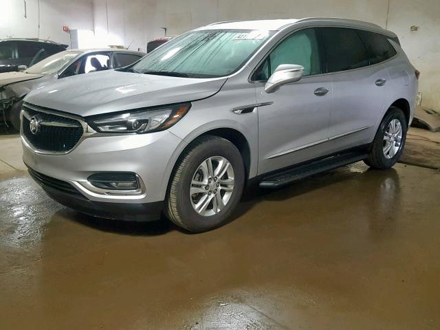 5GAERBKW0JJ180411 - 2018 BUICK ENCLAVE ES SILVER photo 2
