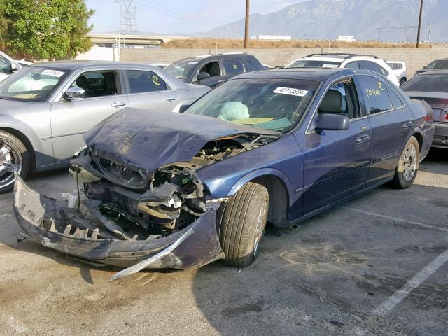 1LNHM86S64Y642756 - 2004 LINCOLN LS BLUE photo 2