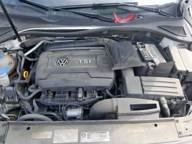 1VWAT7A36GC043289 - 2016 VOLKSWAGEN PASSAT WHITE photo 7