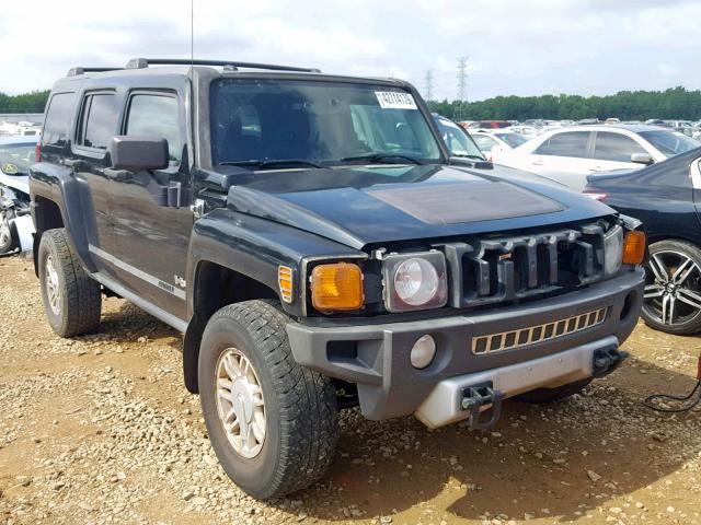 5GTEN13E598104656 - 2009 HUMMER H3 BLACK photo 1