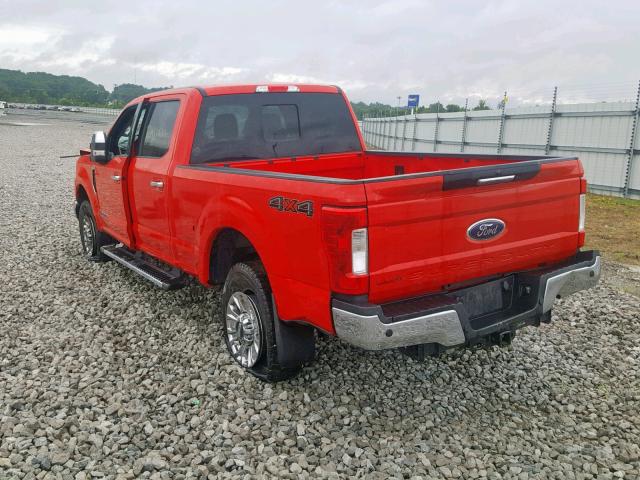 1FT7W2BT3HED05667 - 2017 FORD F250 SUPER RED photo 3