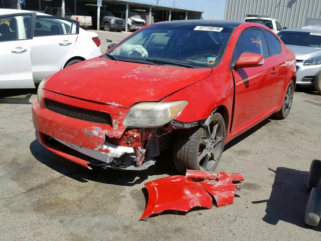 JTKDE177750051815 - 2005 TOYOTA SCION TC წითელი ფოტო 2