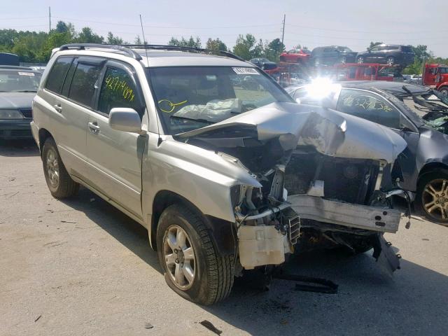 JTEHF21A930108122 - 2003 TOYOTA HIGHLANDER SILVER photo 1