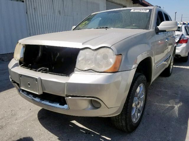 1J8HR68268C246944 - 2008 JEEP GRAND CHER GRAY photo 2