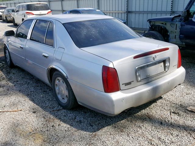 1G6KE54Y92U104556 - 2002 CADILLAC DEVILLE DH SILVER photo 3