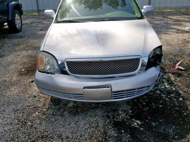 1G6KE54Y92U104556 - 2002 CADILLAC DEVILLE DH SILVER photo 9