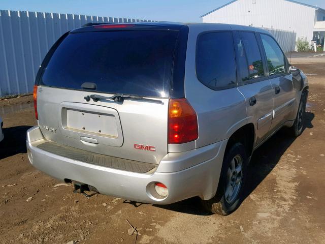 1GKDT13S442382463 - 2004 GMC ENVOY SILVER photo 4