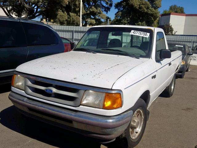 1FTCR10A3VUD38347 - 1997 FORD RANGER WHITE photo 2