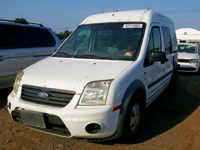 NM0LS6BN4AT004259 - 2010 FORD TRANSIT CO WHITE photo 2