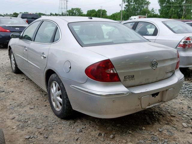 2G4WD582X61229974 - 2006 BUICK LACROSSE C SILVER photo 3