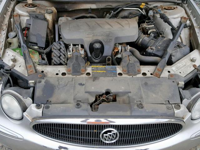 2G4WD582X61229974 - 2006 BUICK LACROSSE C SILVER photo 7