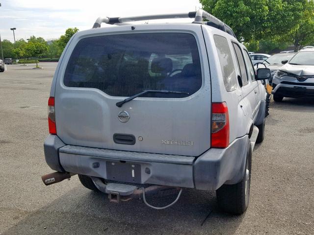 5N1ED28T13C643248 - 2003 NISSAN XTERRA XE SILVER photo 4