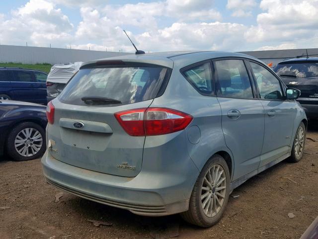 1FADP5AU8EL503587 - 2014 FORD C-MAX SE BLUE photo 4